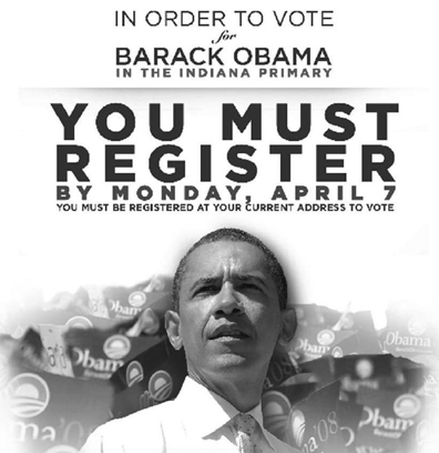 Obama register poster